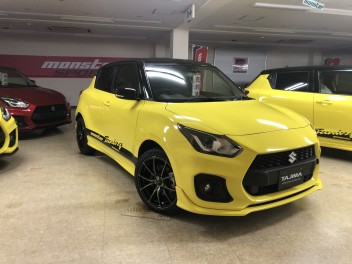 「black＆yellow」がフルエアロとホイールが装着されました！